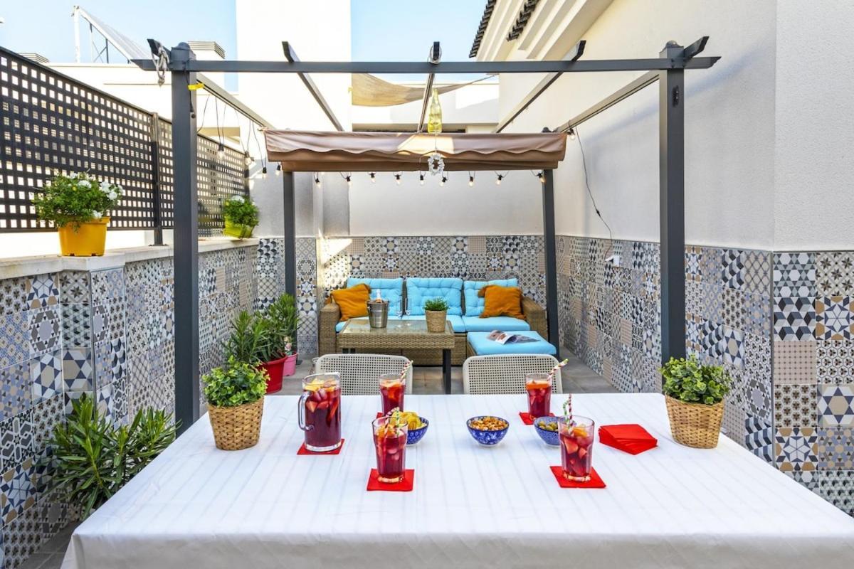 -Malagasunapts- Privateterrace Freeparking Pool Kültér fotó