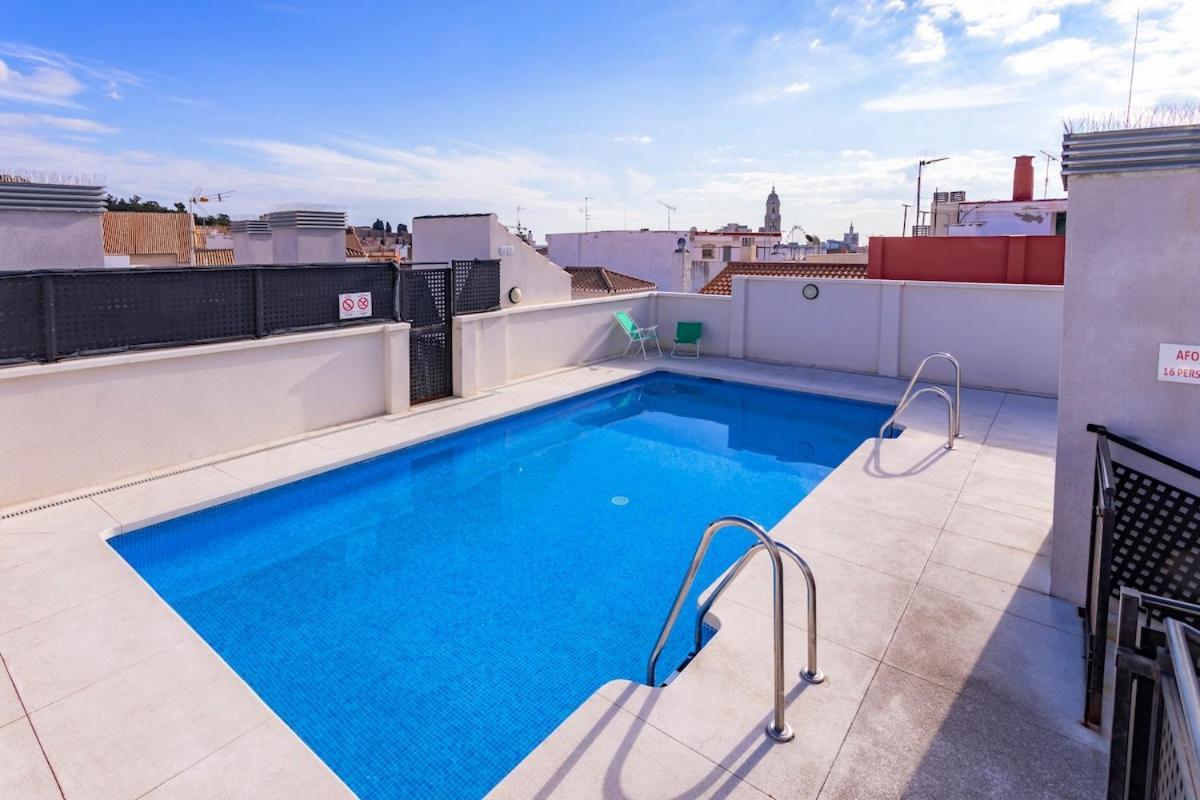 -Malagasunapts- Privateterrace Freeparking Pool Kültér fotó